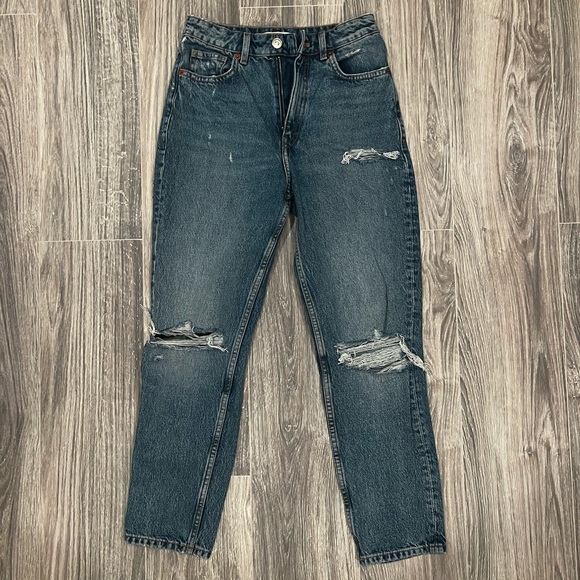 Zara Jeans Zara Mom Jeans Poshmark
